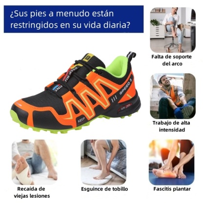 Zapatos ortopédicos de diseño ergonómico para dolores de espalda, articulaciones y pies - unisex