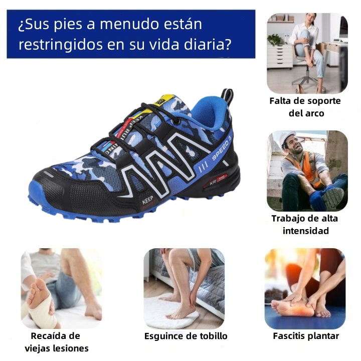 Zapatos ortopédicos de diseño ergonómico para dolores de espalda, articulaciones y pies - unisex