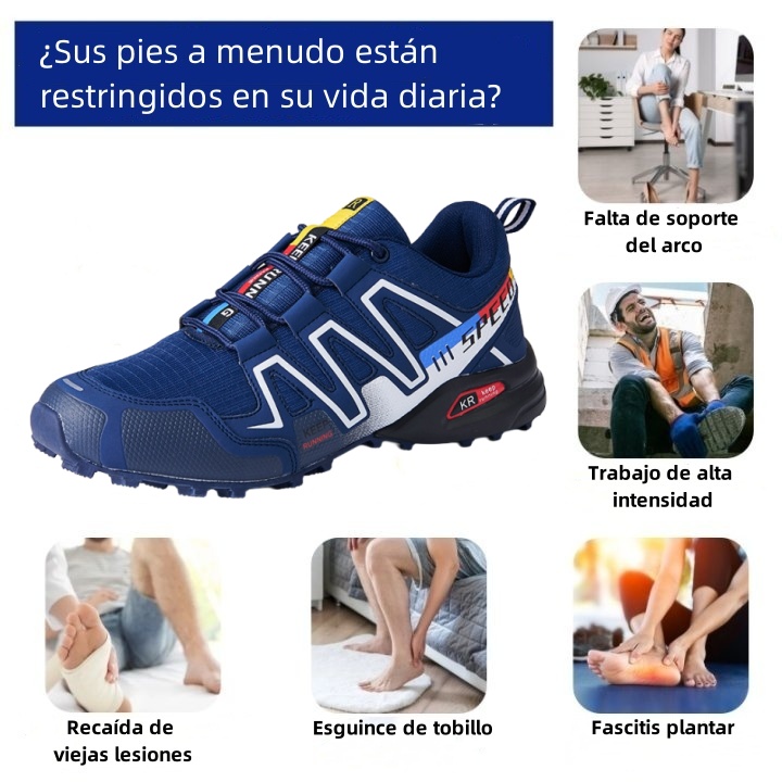 Zapatos ortopédicos de diseño ergonómico para dolores de espalda, articulaciones y pies - unisex