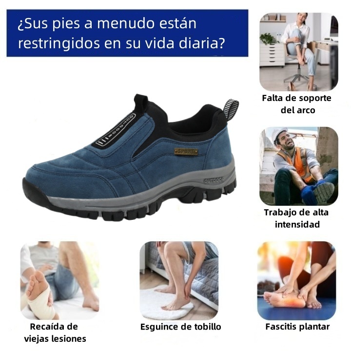 Riccicall® – Calzado ortopédico médico de diseño ergonómico que alivia el dolor de espalda, articulaciones y piernas.
