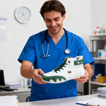 Riccicall® - Zapatos ortopédicos ergonómicos de piel, impermeables, alivian el dolor de pies - unisex