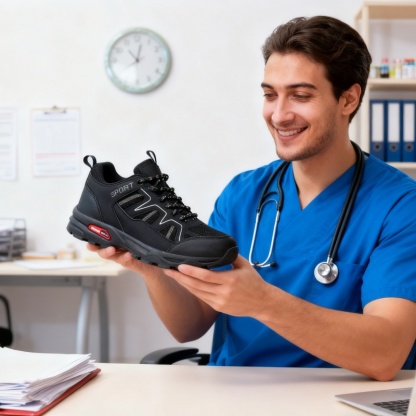 Zapatos ortopédicos diseñados ergonómicamente para dolores de espalda, articulaciones y pies (aptos para todos los hombres).