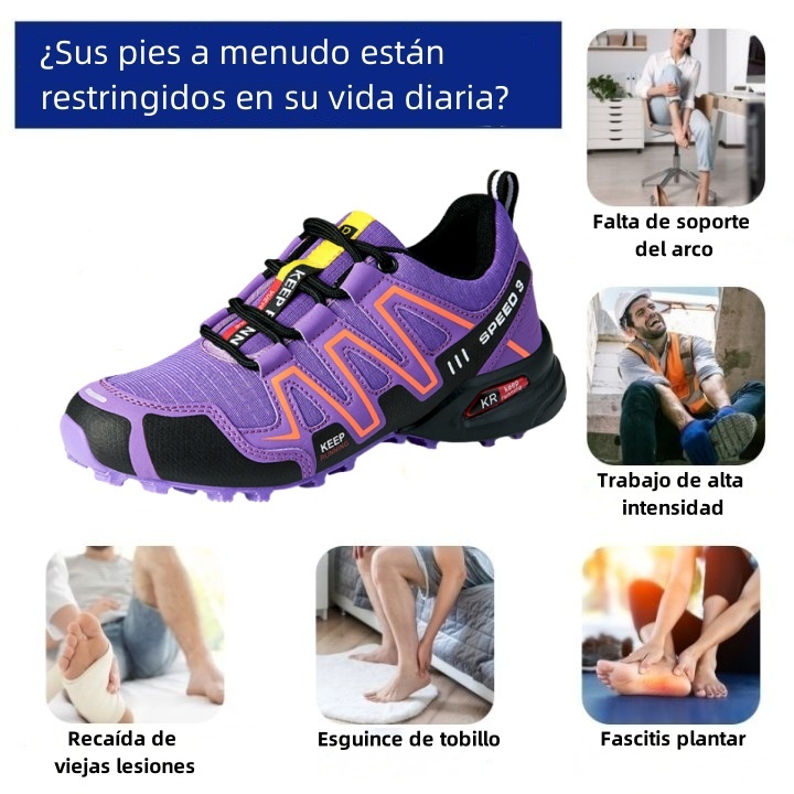 Zapatos ortopédicos diseñados ergonómicamente para dolores de espalda, articulaciones y pies: adecuados para todas las mujeres.