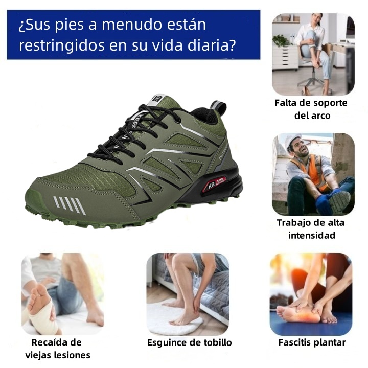 Zapatos ortopédicos de diseño ergonómico para dolores de espalda, articulaciones y pies - unisex