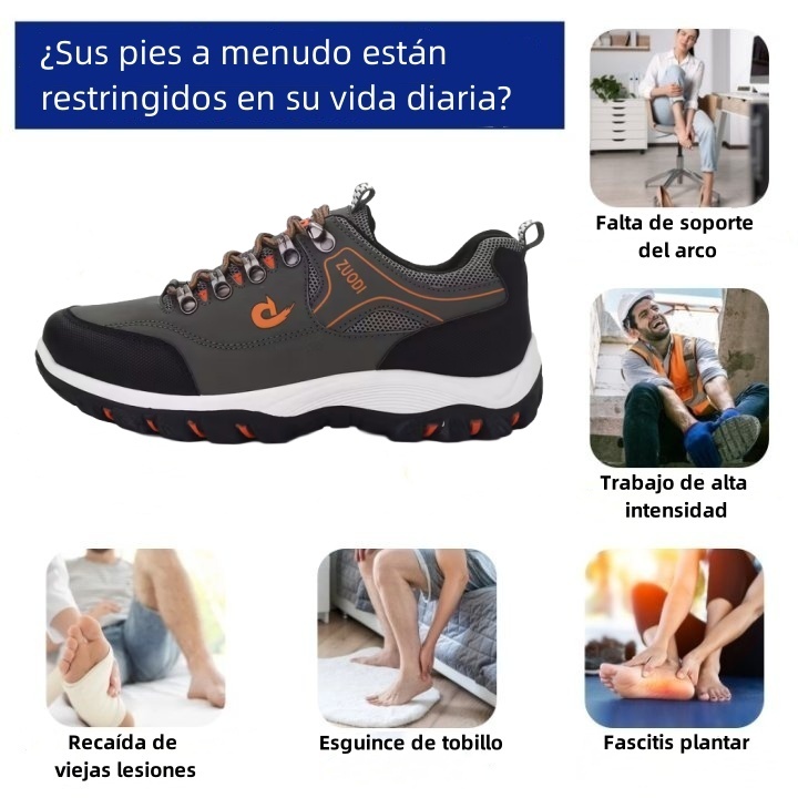 Zapatos ortopédicos Riccicall®: Diseño ergonómico para aliviar el dolor de espalda, pies y articulaciones. Adecuados tanto para hombres como para mujeres.