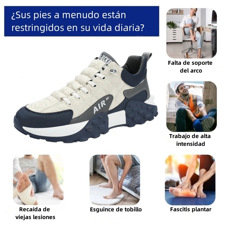 Zapatos ortopédicos Riccicall® | Diseñados ergonómicamente para aliviar el dolor de espalda, articulaciones y pies y brindar comodidad superior (AIR).