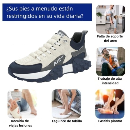 Zapatos ortopédicos Riccicall® | Diseñados ergonómicamente para aliviar el dolor de espalda, articulaciones y pies y brindar comodidad superior (AIR).