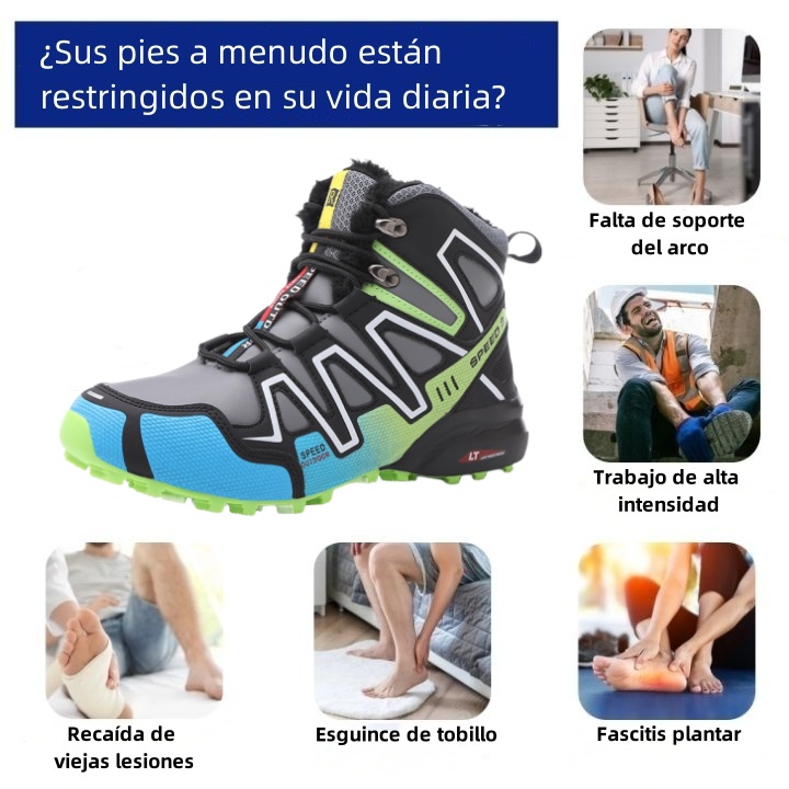 Zapatos ortopédicos de invierno unisex: diseñados ergonómicamente para aliviar el dolor de espalda, articulaciones y pies.