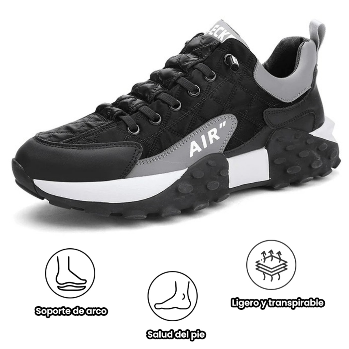 Zapatos ortopédicos Riccicall® | Diseñados ergonómicamente para aliviar el dolor de espalda, articulaciones y pies y brindar comodidad superior (AIR).