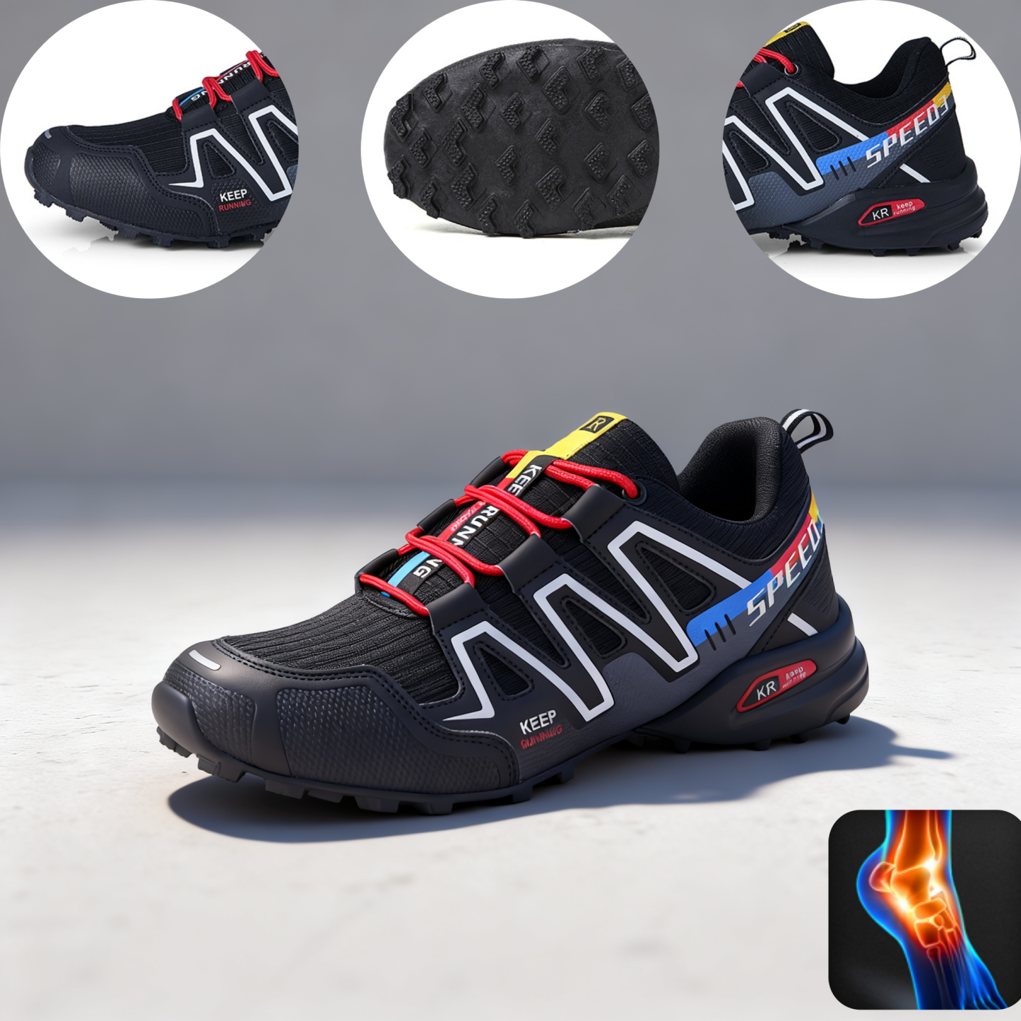 Zapatos ortopédicos de diseño ergonómico para dolores de espalda, articulaciones y pies - unisex