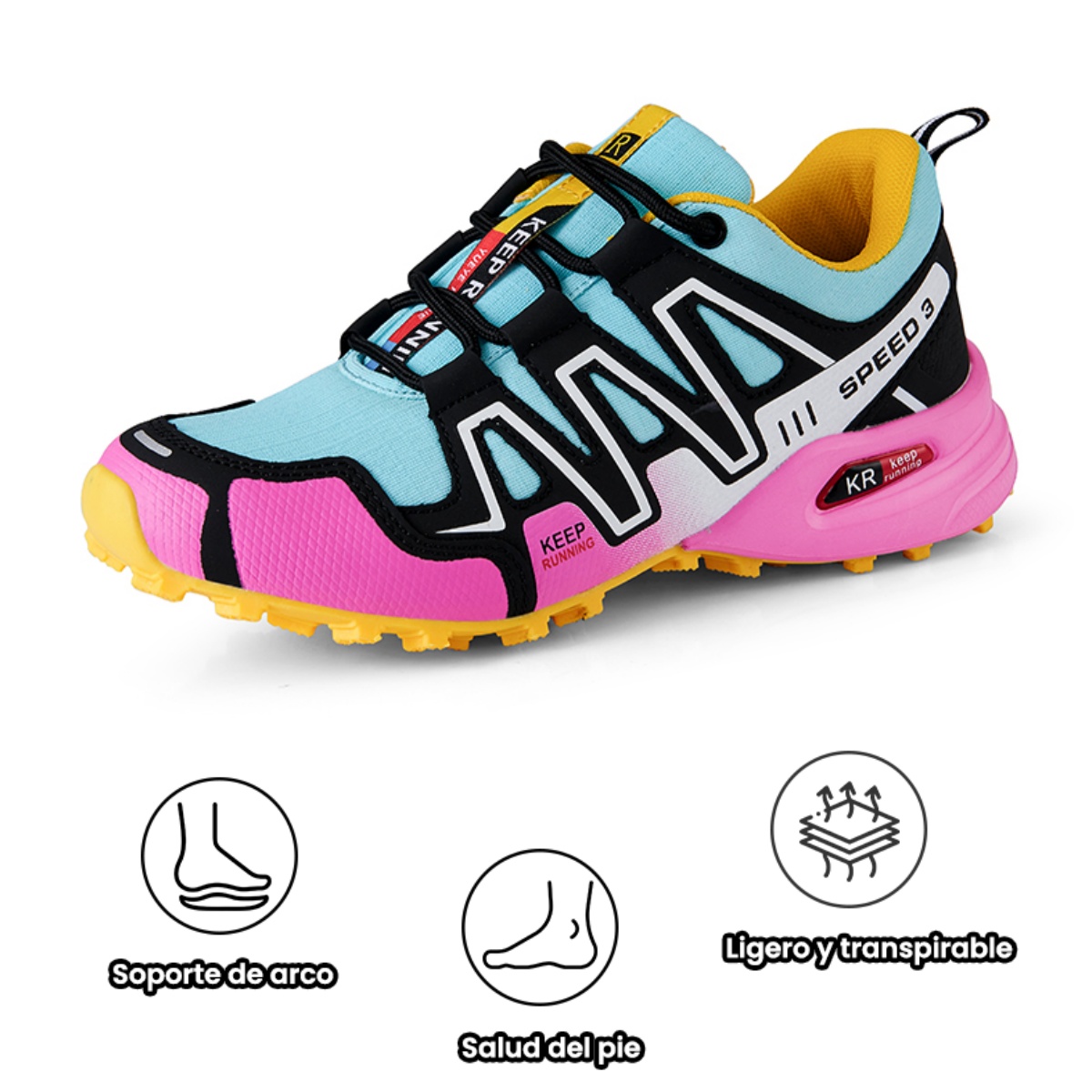 Zapatos ortopédicos diseñados ergonómicamente para dolores de espalda, articulaciones y pies: adecuados para todas las mujeres.