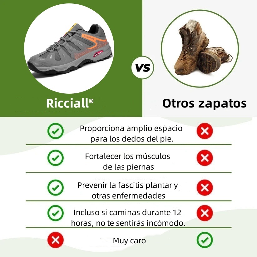 Zapatos ortopédicos diseñados ergonómicamente para dolores de espalda, articulaciones y pies (aptos para todos los hombres).