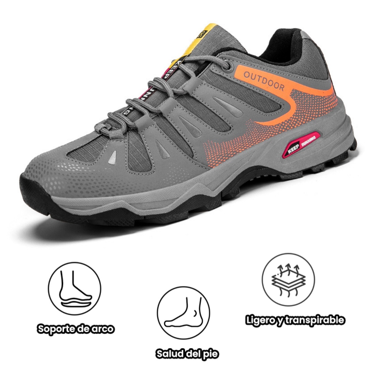 Zapatos ortopédicos diseñados ergonómicamente para dolores de espalda, articulaciones y pies (aptos para todos los hombres).