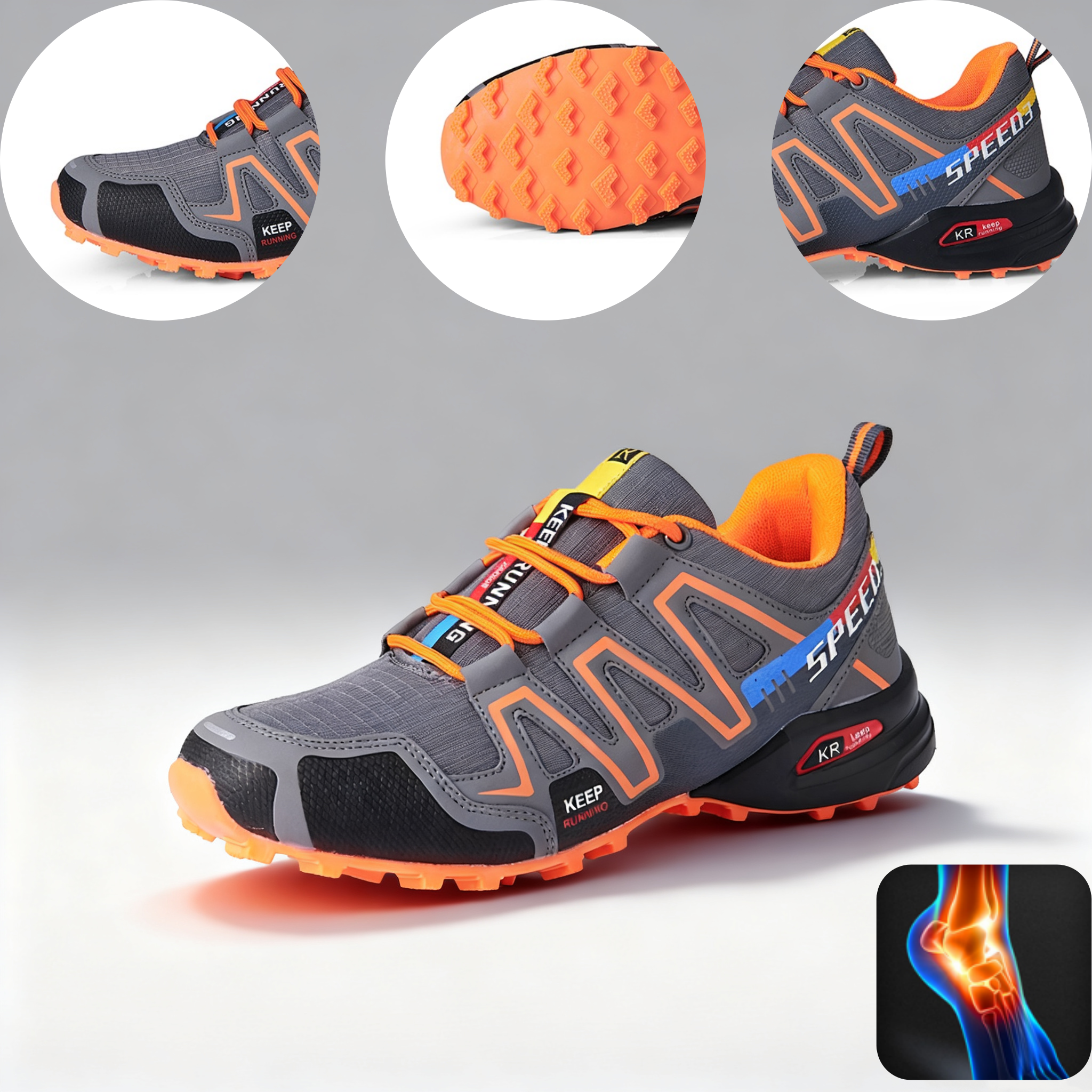 Zapatos ortopédicos de diseño ergonómico para dolores de espalda, articulaciones y pies - unisex