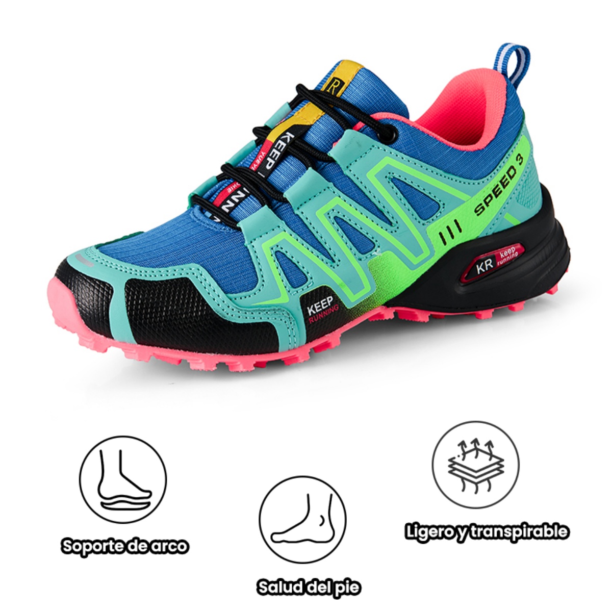 Zapatos ortopédicos diseñados ergonómicamente para dolores de espalda, articulaciones y pies: adecuados para todas las mujeres.