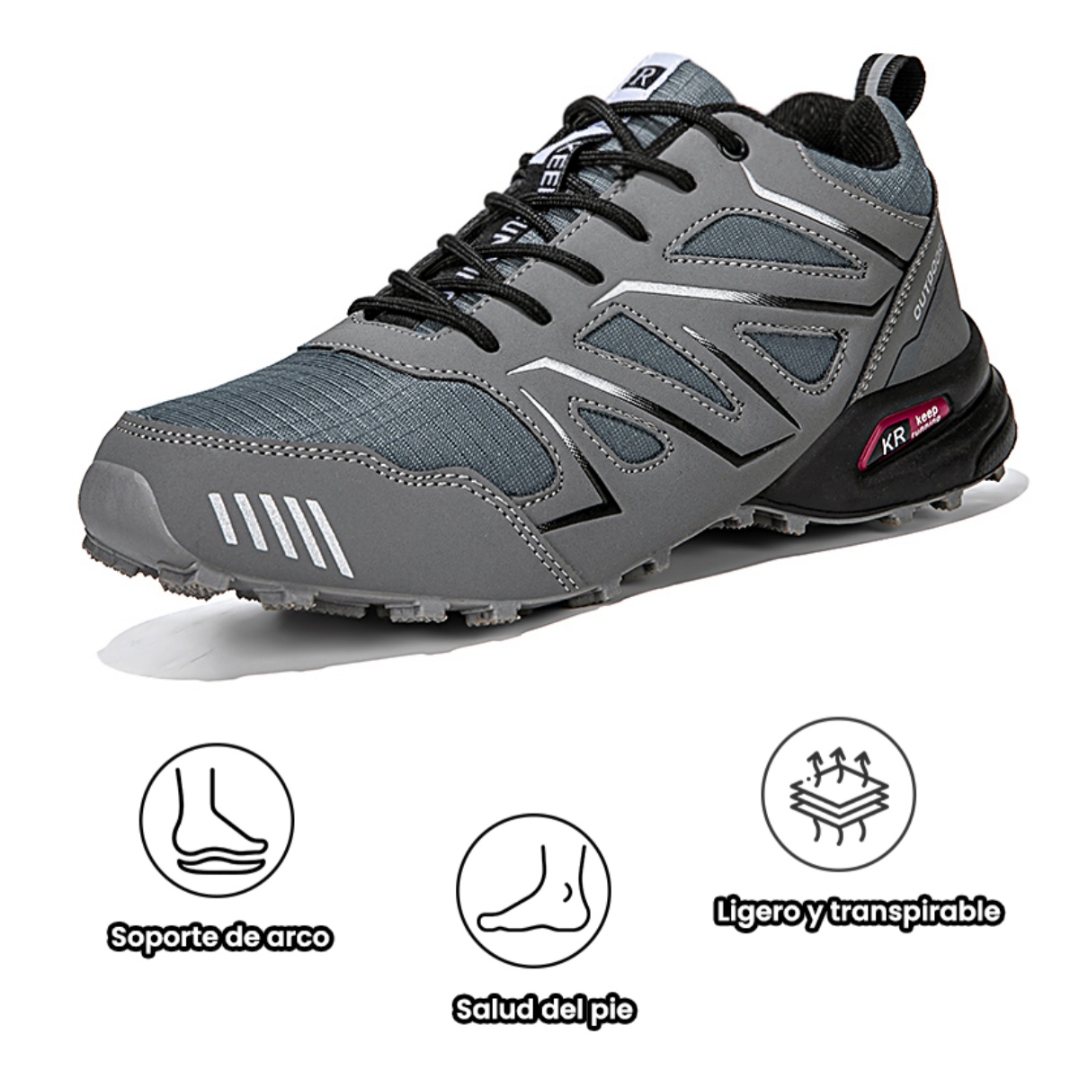 Zapatos ortopédicos de diseño ergonómico para dolores de espalda, articulaciones y pies - unisex