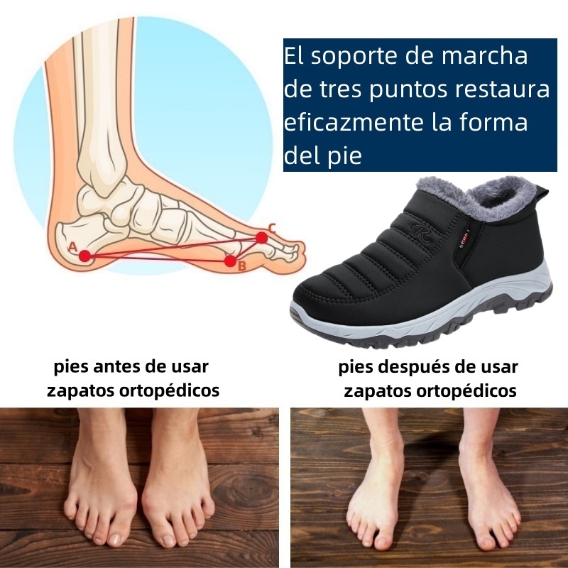 Riccicall® - Calzado ortopédico ergonómico de invierno para dolor de pies, rodillas y espalda - Unisex