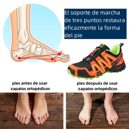 Zapatos ortopédicos de diseño ergonómico para dolores de espalda, articulaciones y pies - unisex