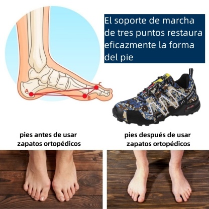 Zapatos ortopédicos de diseño ergonómico para dolores de espalda, articulaciones y pies - unisex