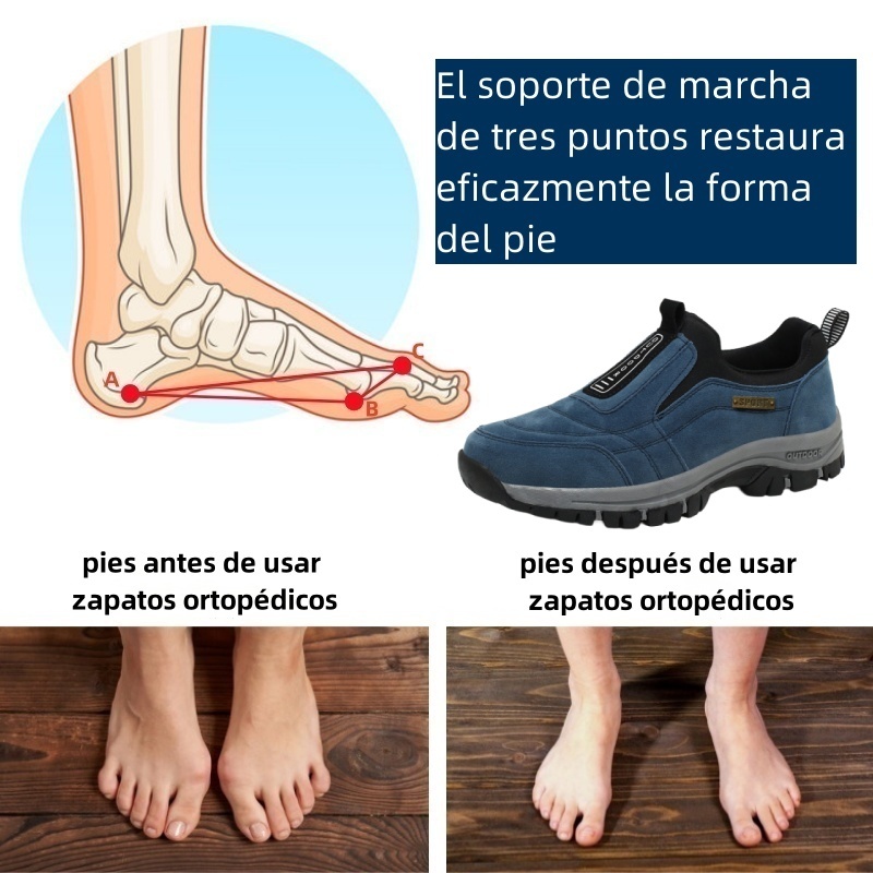 Riccicall® – Calzado ortopédico médico de diseño ergonómico que alivia el dolor de espalda, articulaciones y piernas.