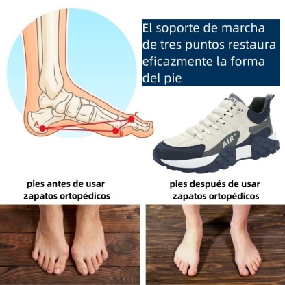 Zapatos ortopédicos Riccicall® | Diseñados ergonómicamente para aliviar el dolor de espalda, articulaciones y pies y brindar comodidad superior (AIR).