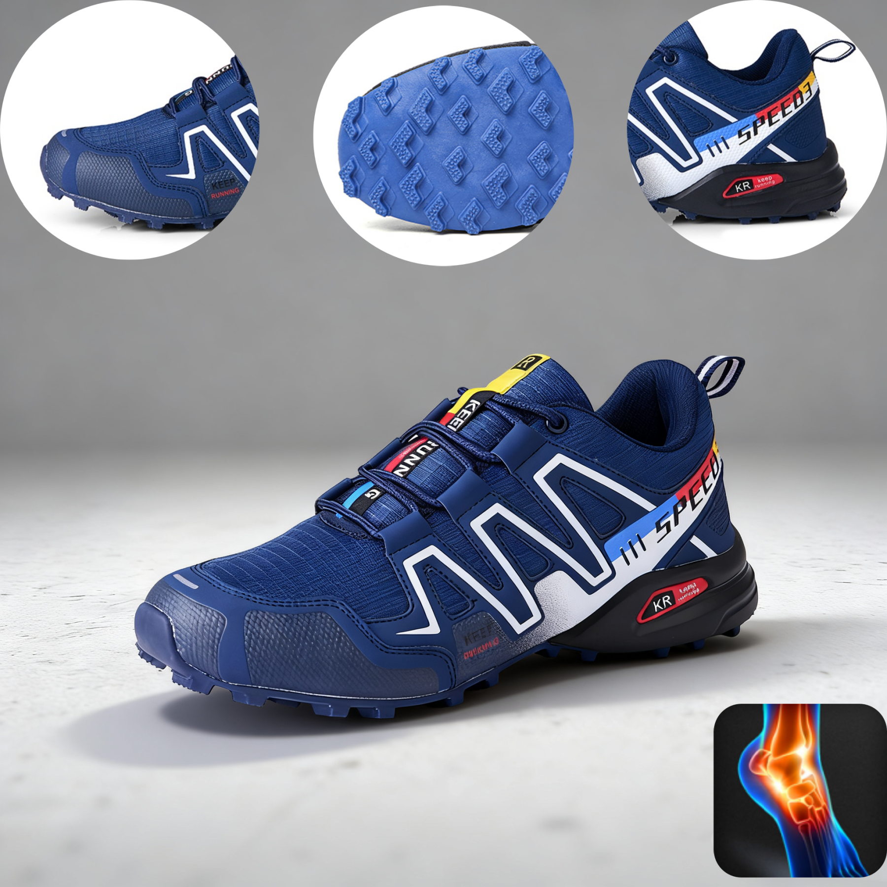 Zapatos ortopédicos de diseño ergonómico para dolores de espalda, articulaciones y pies - unisex