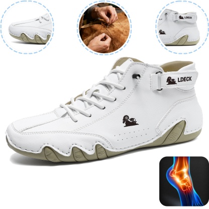 Riccicall® - Zapatos ortopédicos ergonómicos de piel, impermeables, alivian el dolor de pies - unisex