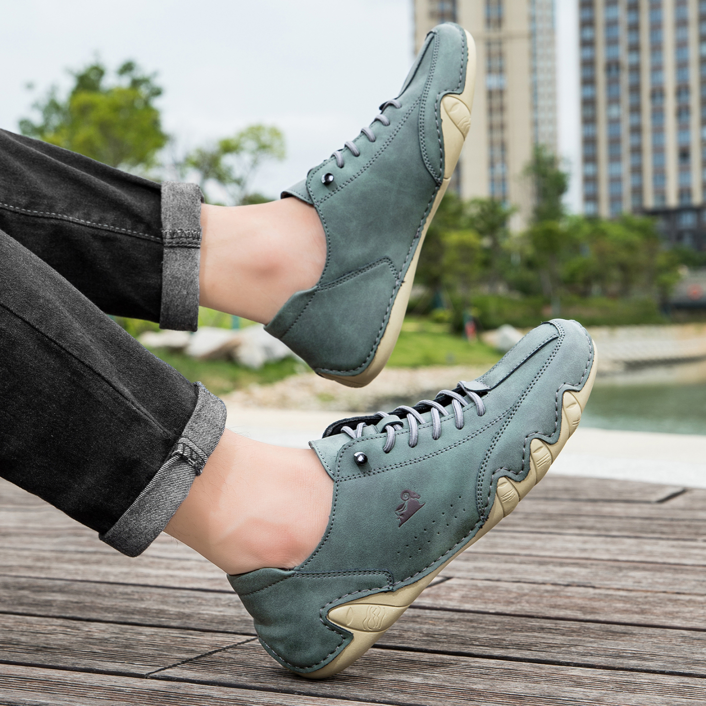 Riccicall® - Zapatos ortopédicos ergonómicos de piel, impermeables, alivian el dolor de pies - unisex