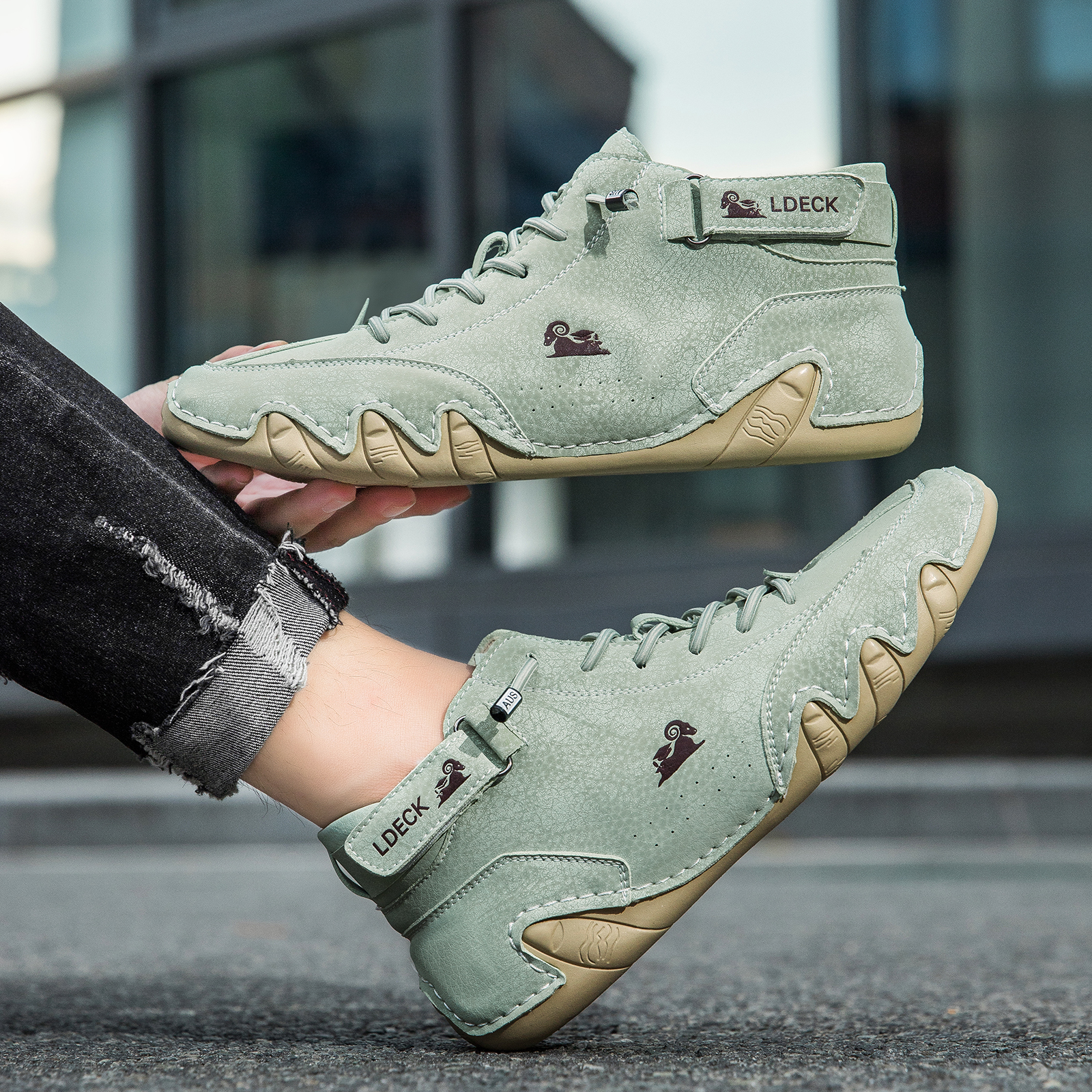 Riccicall® - Zapatos ortopédicos ergonómicos de piel, impermeables, alivian el dolor de pies - unisex