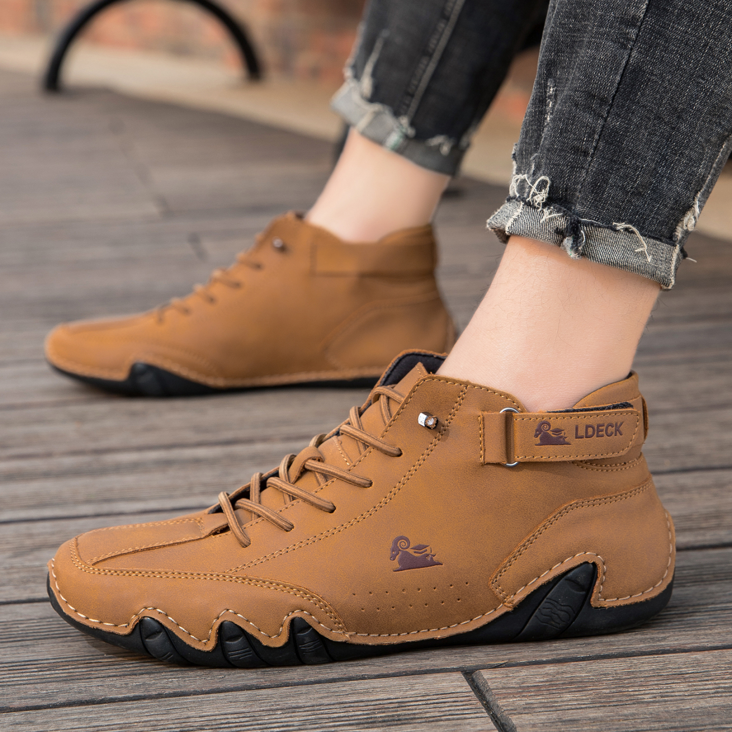 Riccicall® - Zapatos ortopédicos ergonómicos de piel, impermeables, alivian el dolor de pies - unisex