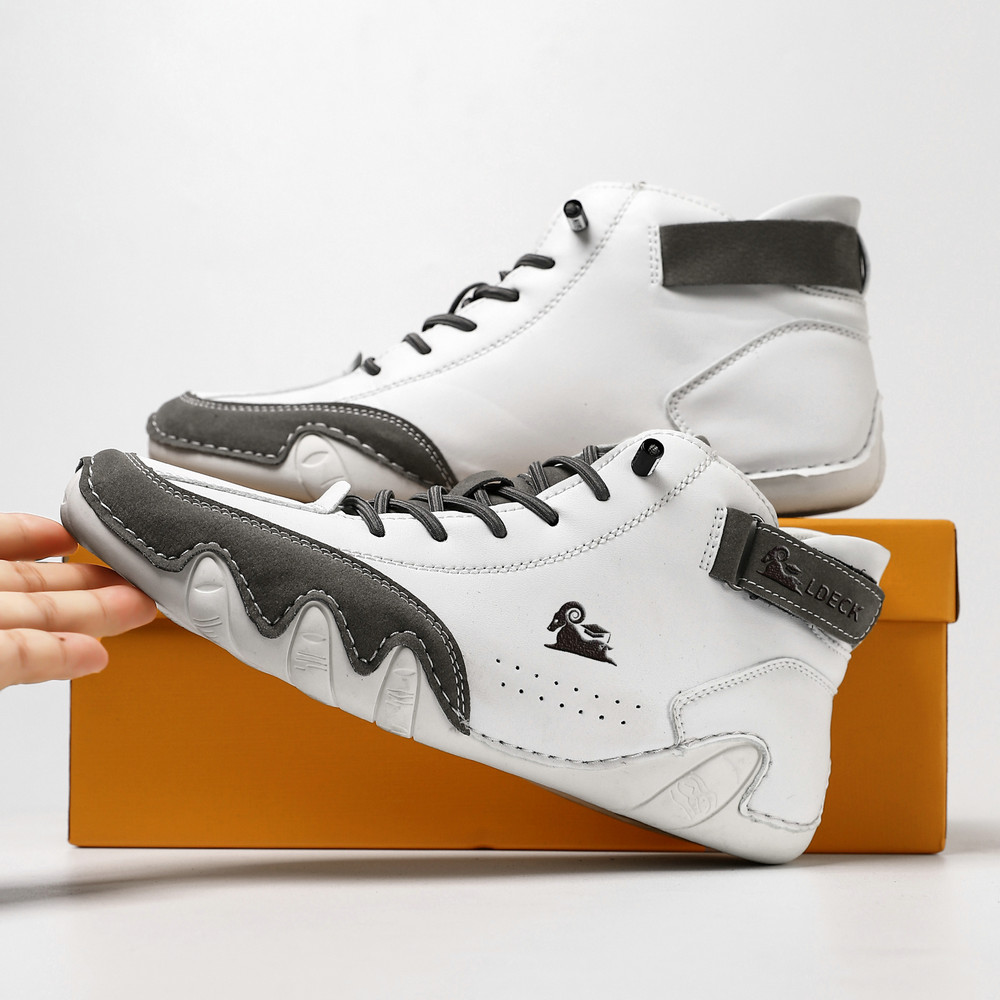 Riccicall® - Zapatos ortopédicos ergonómicos de piel, impermeables, alivian el dolor de pies - unisex