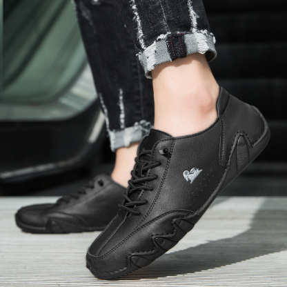 Riccicall® - Zapatos ortopédicos ergonómicos de piel, impermeables, alivian el dolor de pies - unisex