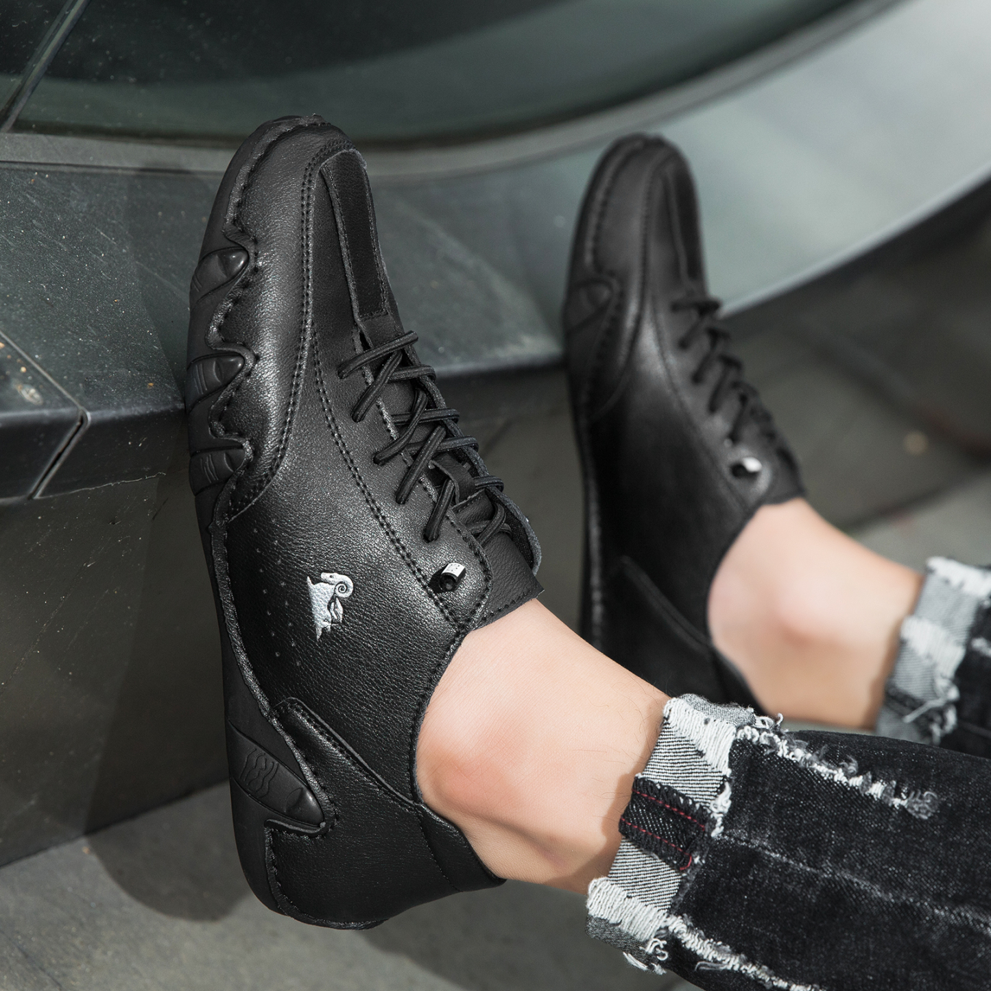 Riccicall® - Zapatos ortopédicos ergonómicos de piel, impermeables, alivian el dolor de pies - unisex