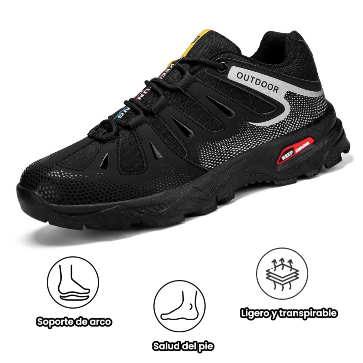 Zapatos ortopédicos diseñados ergonómicamente para dolores de espalda, articulaciones y pies (aptos para todos los hombres).