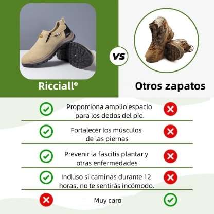 Riccicall® – Calzado ortopédico médico de diseño ergonómico que alivia el dolor de espalda, articulaciones y piernas.