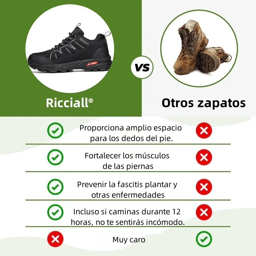 Zapatos ortopédicos diseñados ergonómicamente para dolores de espalda, articulaciones y pies (aptos para todos los hombres).