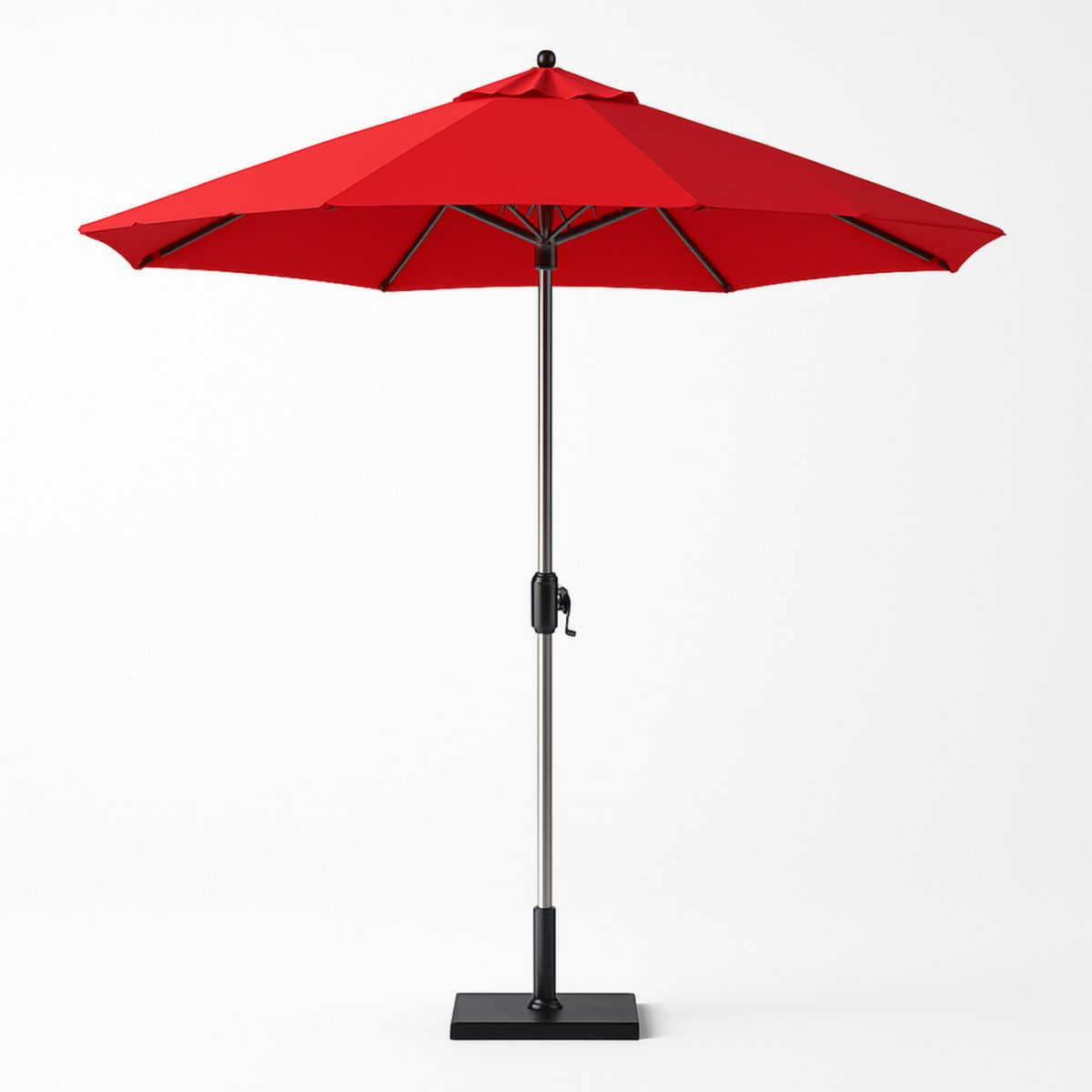 Rode Tuinparasol 300cm Polyester Aluminium Frame