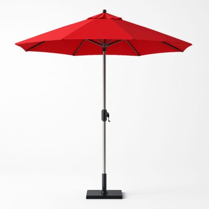 Rode Tuinparasol 300cm Polyester Aluminium Frame