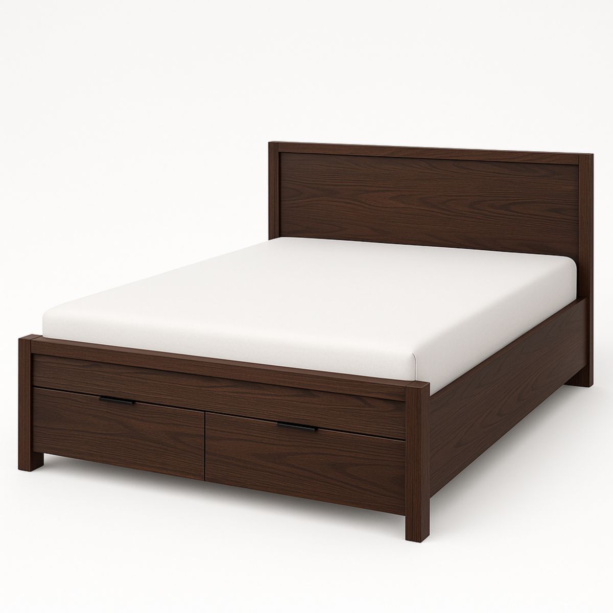 Houten Bed Met Opberglades 200x160 cm Bruin