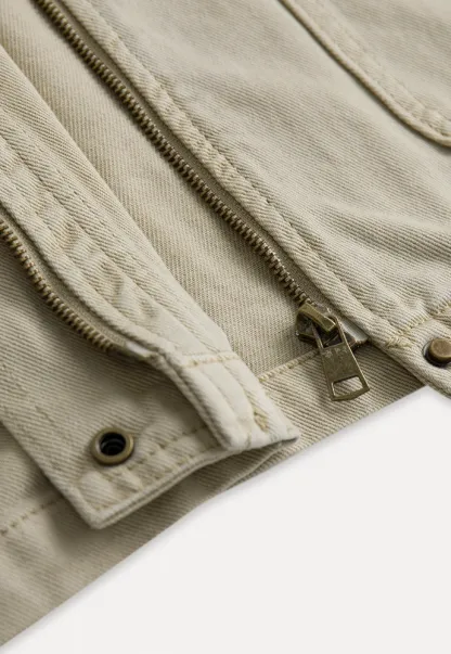 Corduroy-Collar Utility Jacket