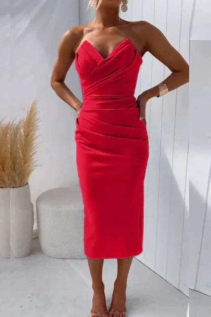 Backless Midi Dress