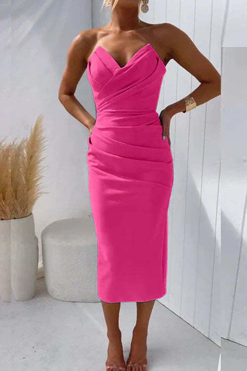 Backless Midi Dress