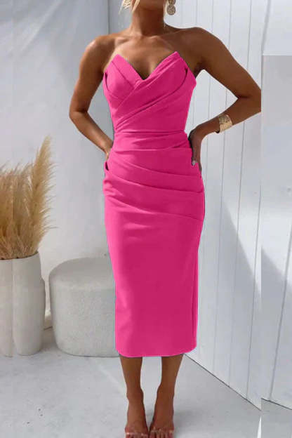 Backless Midi Dress