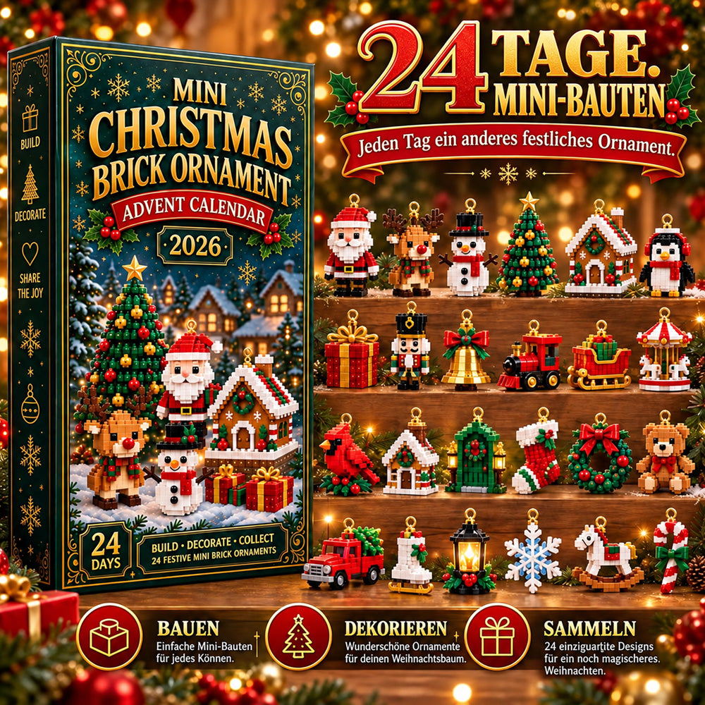 ⏳ Last day to save 49% – 🎄 24-Day Mini Christmas Decoration Advent Calendar