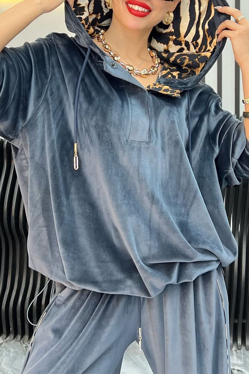 Women's Leopard Print Hoodies and Pants Set(Buy 2 Free Shipping)