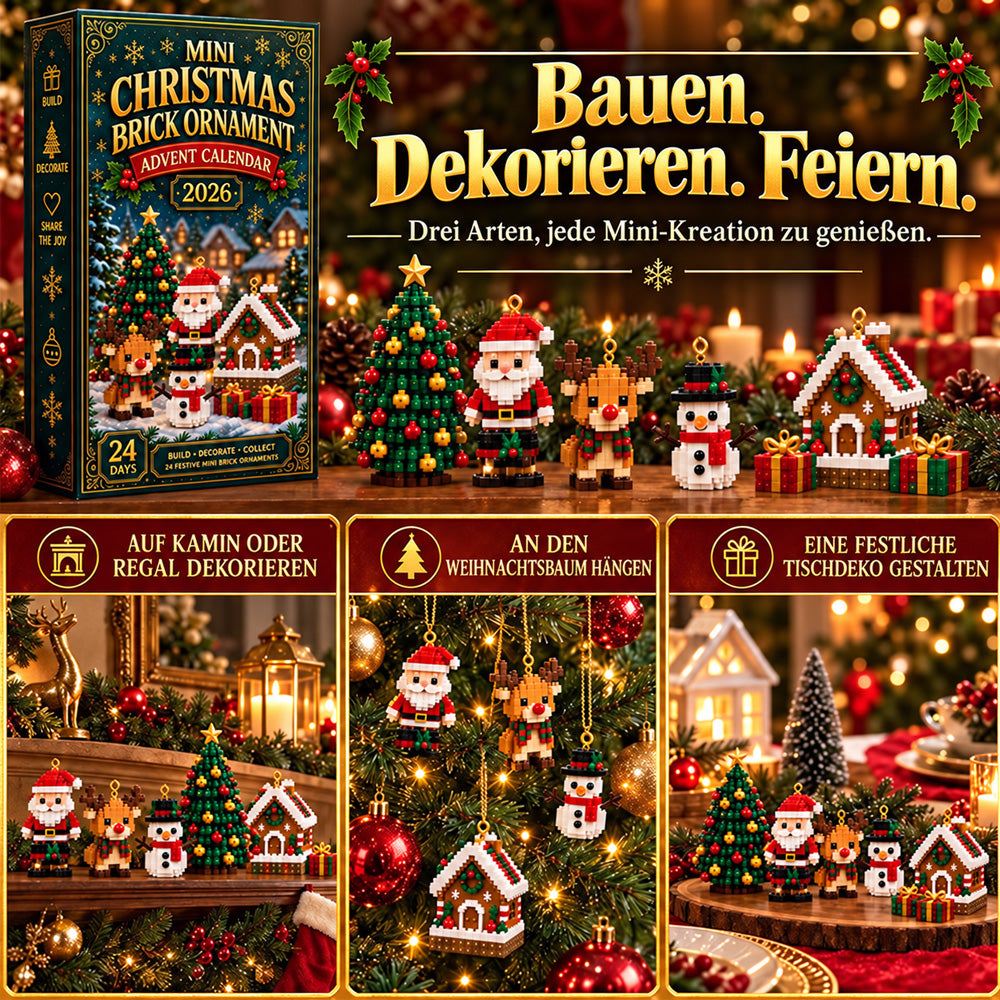 ⏳ Last day to save 49% – 🎄 24-Day Mini Christmas Decoration Advent Calendar