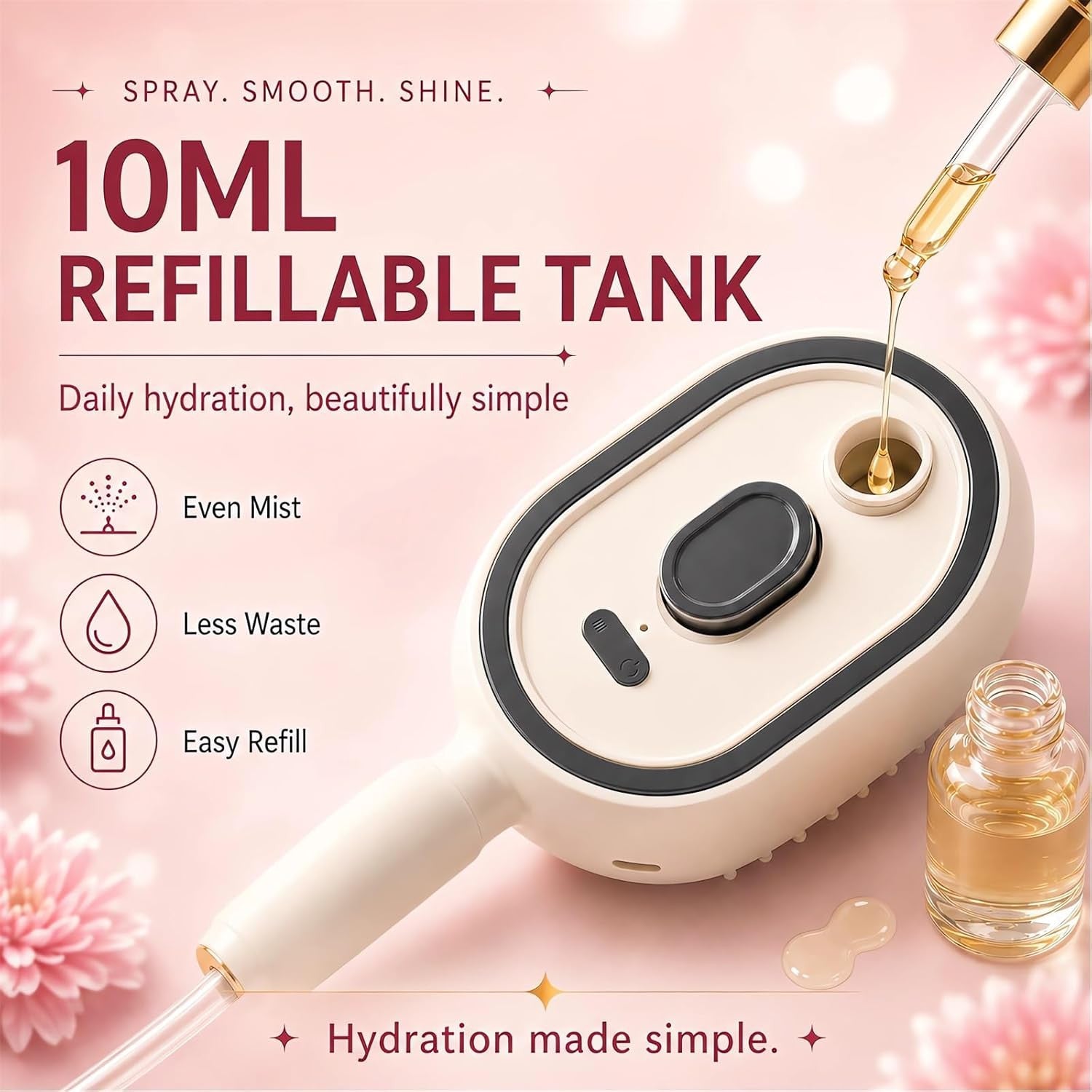 3-in-1 Electric Spray Massage & Self-Cleaning Brush