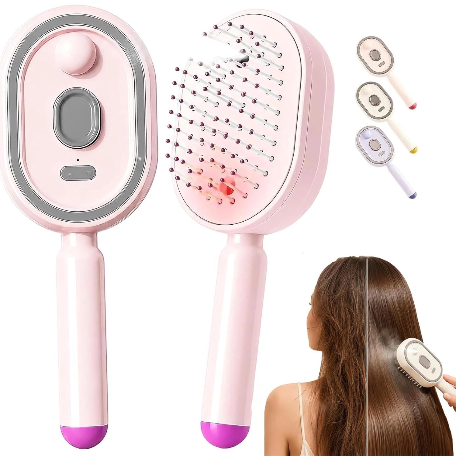 3-in-1 Electric Spray Massage & Self-Cleaning Brush