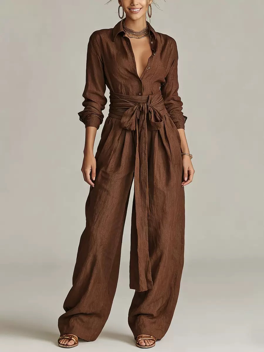 Effortless Chic Wide-Leg Jumpsuit