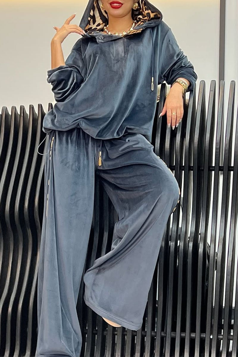 Women's Leopard Print Hoodies and Pants Set(Buy 2 Free Shipping)